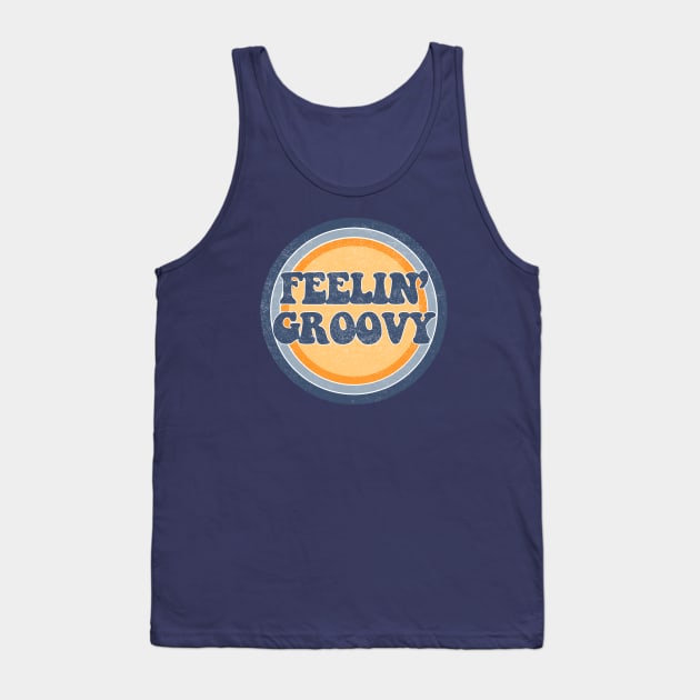 Feelin Groovy Tank Top by ZeroRetroStyle